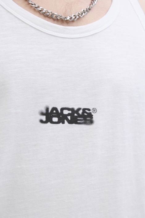 Jack & Jones jcosago small logo slub tank top
